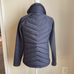 LL Bean Downtek Duck Down Fleece Lined Mock Neck Lightweight Jacket Black Photo 5