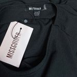 Missguided NWT Fine Rib Ruched Front Long Sleeve Crop Top Photo 4