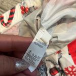 NWOT Women’s Medium Festive Skull Santa Christmas Holiday Print Pajama Shorts Red Photo 1