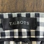Talbots Women’s Black White Gingham Plaid Chatham Ankle Pant 10 Petite NEW! Photo 4