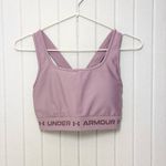 Under Armour  Lavender Cross back Mid Sport Bra Size M Photo 3