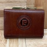 Pierre Cardin Paris Brown Leather Clutch Coin Purse Bifold Wallet Photo 0