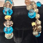 Chelsea Jewelry two necklaces two bracelets one earring set see pictures Blue Photo 2