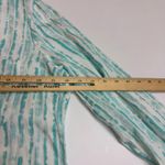 BILLY T Shirt Womens X Large Blue White Button Up Shirt Stripe Long Sleeve Size XL Photo 6