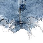 VTG Polo Ralph Lauren Distressed Denim Cutoff Shorts Sz 28 Frayed Boho Festival Blue Photo 4