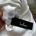 Lulus Lulu’s NWT Sail With Me White High-Waisted Wide-Leg Pants Palazzo Size Medium Photo 7