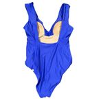 Summersalt The Ruched Backflip Swimsuit Azure Blue Size 8 Photo 5
