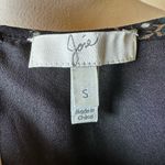 Joie  Tahoma Silk Mini Dress | Tossed Wildflowers Black Micro Floral Boho Chic Photo 7