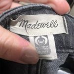 Madewell  Women's Curvy Vintage Straight Jeans 29P Black Raw Hem Photo 5