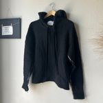 Maria McManus Brushed Fleece Wool Cashmere Blend Black Sweater Hoodie Size M‎ Size M Photo 3