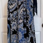 Robbie Bee Long Sleeve Paisley Puff Print Shift Dress Stretch Sz M Brand New Photo 4