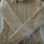 Gap Y2K Wool Camel Hair Cable Knit Button Turtleneck Sweater Women’s S Vintage Photo 7