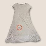 H by Halston Hi-Low Midi T-Shirt Dress Gray Heather MP Photo 1