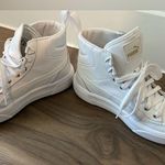 Puma Womens Karmen mid trainers Size 7 White Lifestyle Sneakers Shoes Photo 3