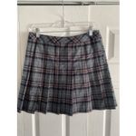 Beetlejuice Womens‎ Small Gray Plaid Mini Skirt Cosplay Academia School Girl Photo 5