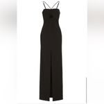 Likely Rocky Ruched Cut-Out Gown in black Photo 5