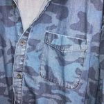 Lucky Brand “California fit” camouflage denim pocket button up XXL #701 Photo 8