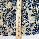 Cupshe  Asymmetrical One Shoulder Pleated Blue Damask and Cream Mini Dress Large Photo 12