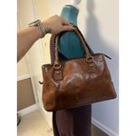 Patricia Nash  Heritage Angela Double-Compartment Leather Satchel Handbag Photo 5