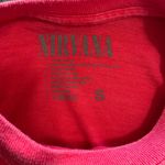 Nirvana  Soft Long Sleeve 100% Cotton Band Tee Vintage Womens Sz Small EUC Photo 4