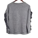 El Shaddai Women'sĀ Long SleeveāGray Shirt With Embroidered Pearls SizeāLarge Black Photo 1