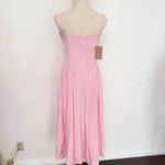 Rihoas pink corset style midi dress Size M Photo 3