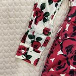 Moschino  30th Rose Silk Blend Jumpsuit Women's Long Sleeve Shorts Size 6 Photo 15