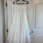 Lulus  White Maxi Dress Size Medium  Photo 7