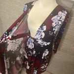 A pea in the pod  Maternity Floral Long Sleeve‎ V Neck Wrap Dress XS Photo 3