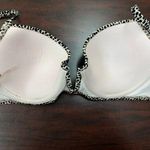 Shade & Shore  Leopard Print V-Wire Bikini Top Size 34D Photo 2