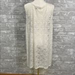 LOGO By Lori Goldstein  Ivory Lace Tank Top Photo 2