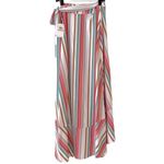 1. State  Striped Wrap Asymmetrical Ruffle Midi Skirt Photo 4