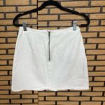 Mi‎ Ami White Floral Embroidered Mini Skirt Size XS Photo 2