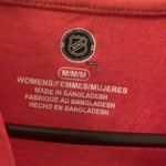 NHL Washington Capitals Women's Long Sleeve Shirt Hockey Size Medium Red Photo 4