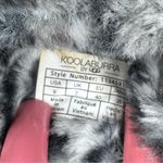 Koolaburra by Ugg ‎ Fuzz’d Out Faux Fur Sandals Black Grey 9 Cheetah Slingback Photo 9