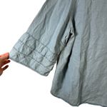 J Jill Denim Chambray Blue Blouse Bell Sleeve Boho Western Womens Plus 2x Photo 1