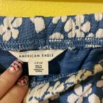American Eagle  Outfitters Blue and White Floral Pants Photo 1