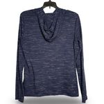 Nike ‎ DRI-FIT Hoodie Womens M Legend Veneer Navy Long Sleeve Baseball Spell Out Photo 1