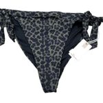 Good American Hip Hug Swim Bottoms in Sage Leopard Green Plus Size 2XL 5 Photo 1