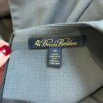 Brooks Brothers Brooks Bothers Blue Gray Crew Neck Belted Sheath Dress Career Office Wool 2P Photo 5