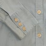 Old Navy Women's Vintage  Baby Blue Soft Long Sleeve Button Down Shirt size XL Photo 6