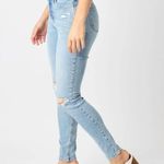 Judy Blue Allie Tummy Control Light Wash Distressed Skinny Jeans Size 22W Photo 2
