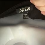 Apt. 9 Elegant Black Sequin Trim Women's Dress Midi  1X Plain Photo 3