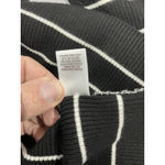 Womans DB Size 2x Navy White Stripe Pullover Long Sleeve Sweater Photo 4