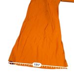 Eudon Choi Belted Wide Leg Pants Bright Orange Linen‎ Blend High Rise Women’s 2 Photo 14