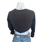 3.1 Phillip Lim Gray Crop Sweatshirt XS Whimsigoth Tie Sleeves Designer $300 Photo 10