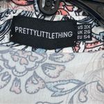 Pretty Little Thing cream Paisley print oversized shorts sleeveless shirts SZ 3X Photo 3