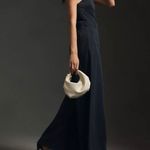 Anthropologie Pilcro Strapless Polished Wide-Leg Denim Jumpsuit, Size 4 Photo 3