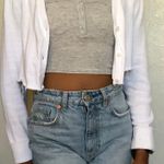 PacSun Gray Scoop Neck Top Photo 1