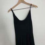 Reformation A-Line Fitted Scoop Neck Midi Length Dress Womens Small Black Photo 6